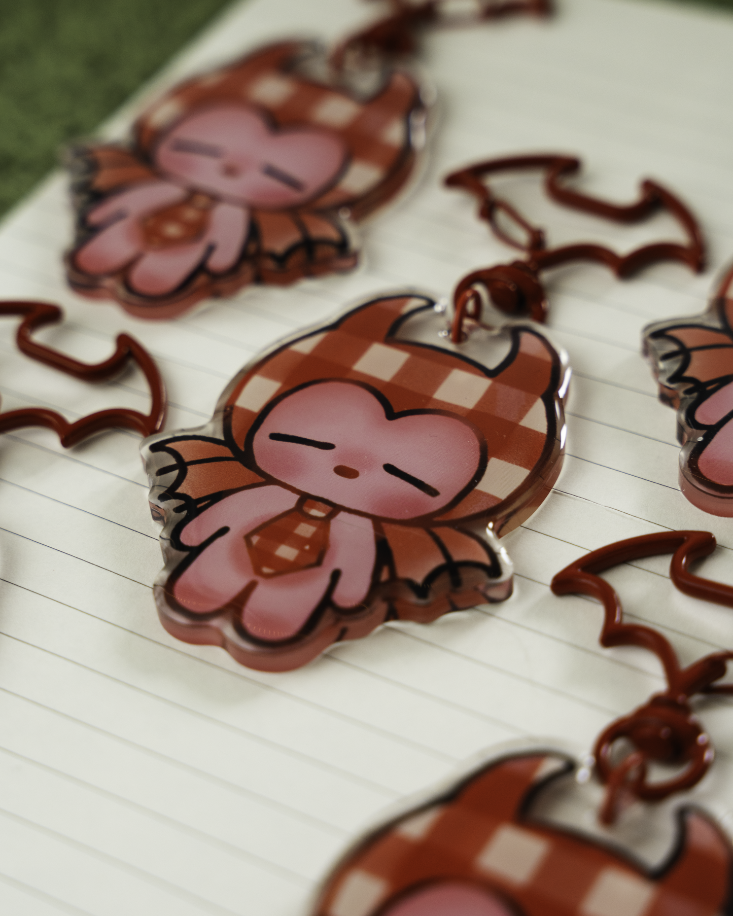 Plaid Guy Keychain