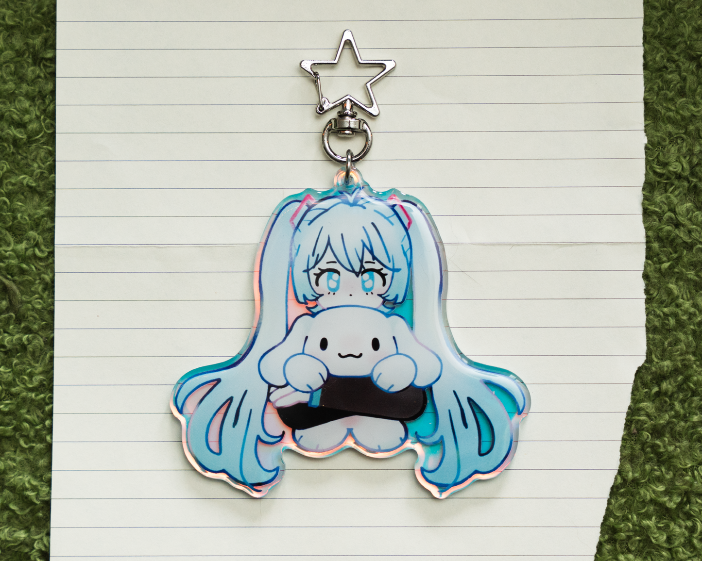 Miku & Cina Keychain