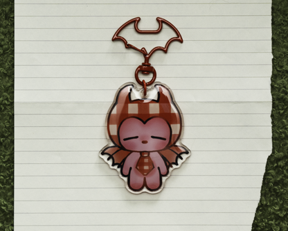 Plaid Guy Keychain